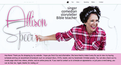 Desktop Screenshot of allisonspeer.com